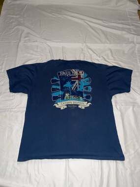Hard Rock Cafe Cayman Islands Guitar Headstock Graphic T-Shirt Size XL
